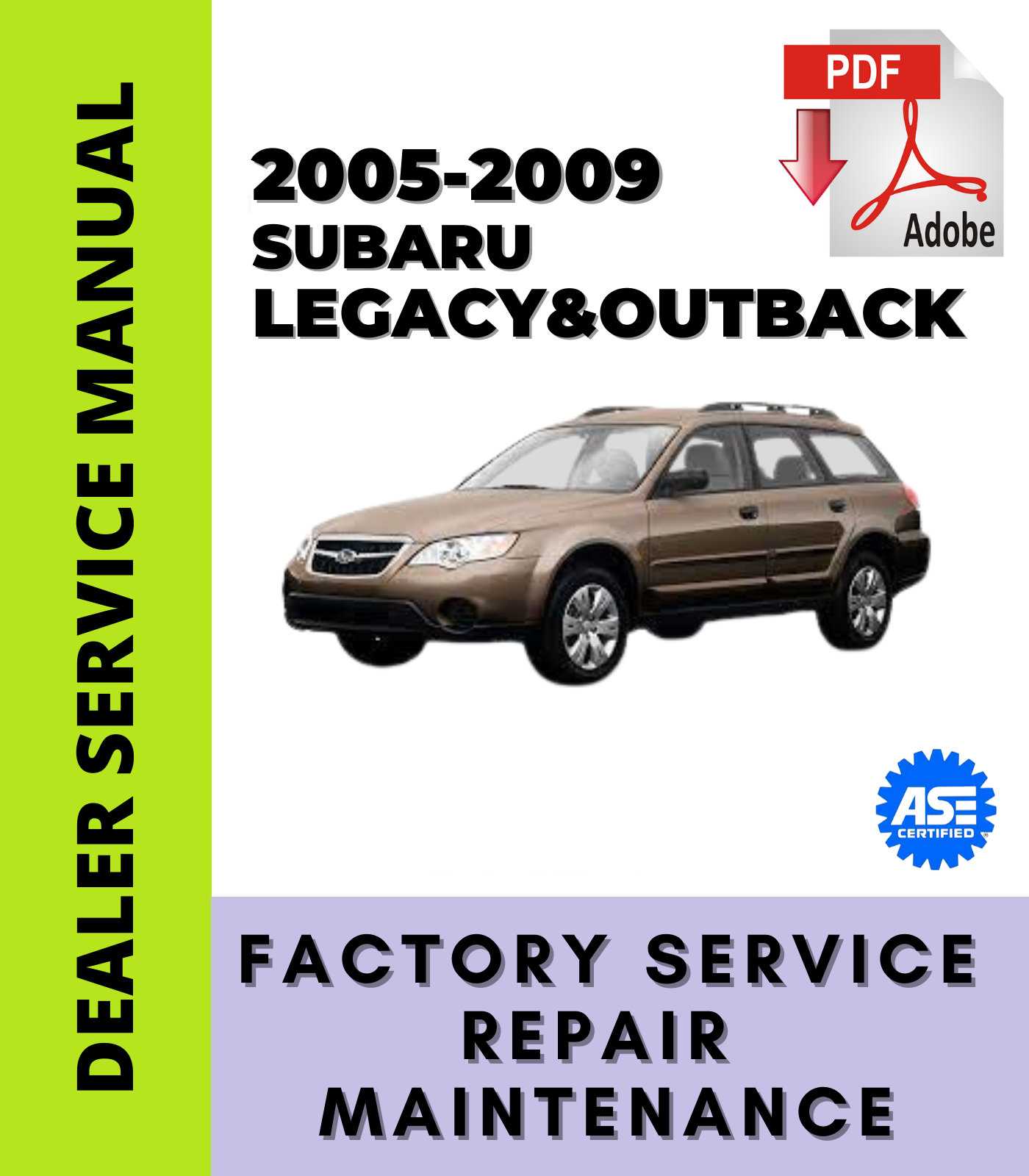 2009 subaru outback owners manual