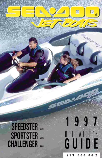 1999 seadoo speedster owners manual