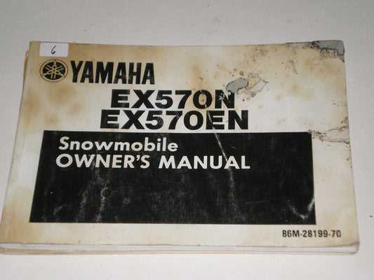 yamaha snowmobile owners manual