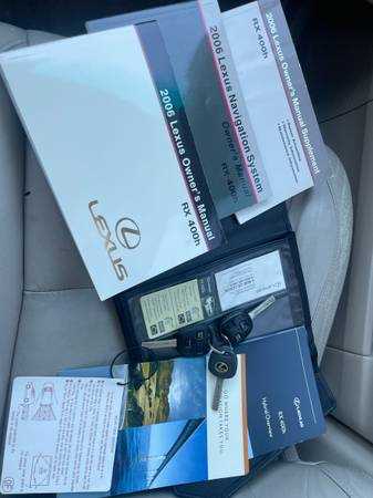 2006 lexus rx400h owners manual