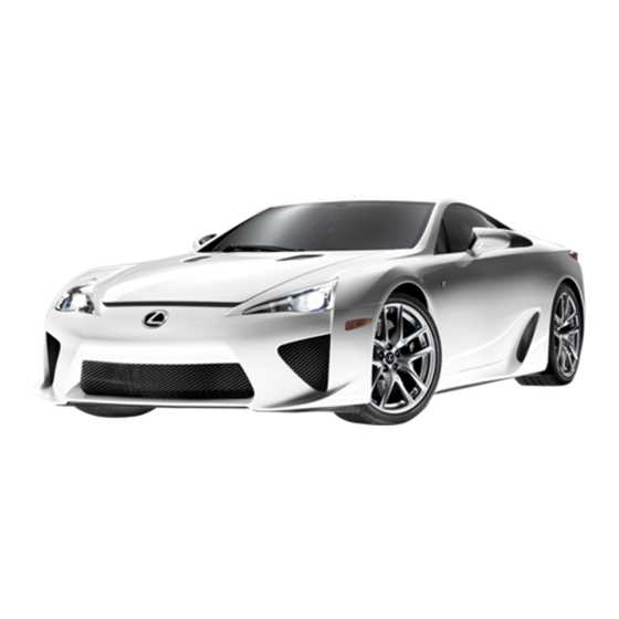 lexus lfa owners manual