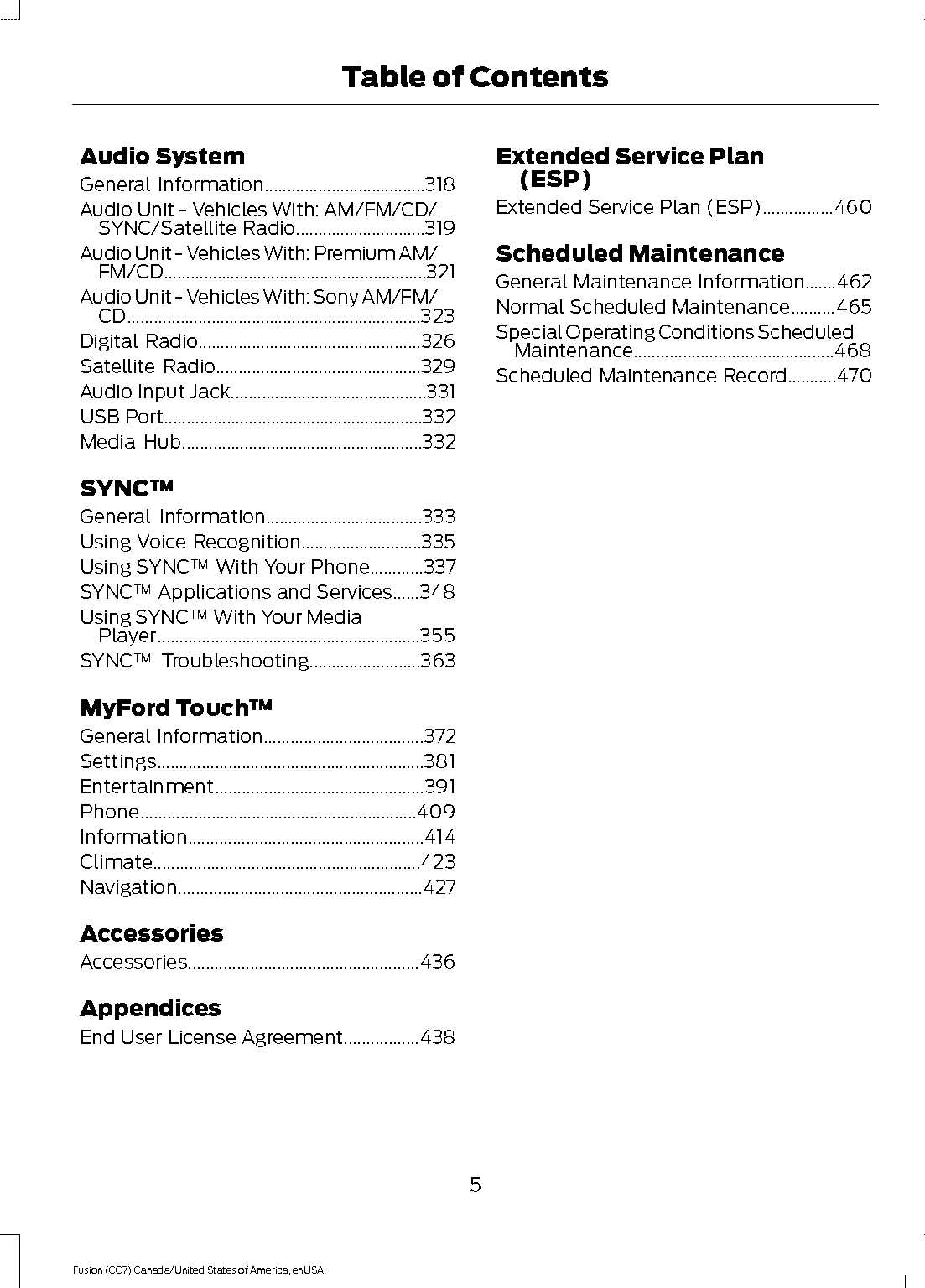 2015 ford fusion se owners manual