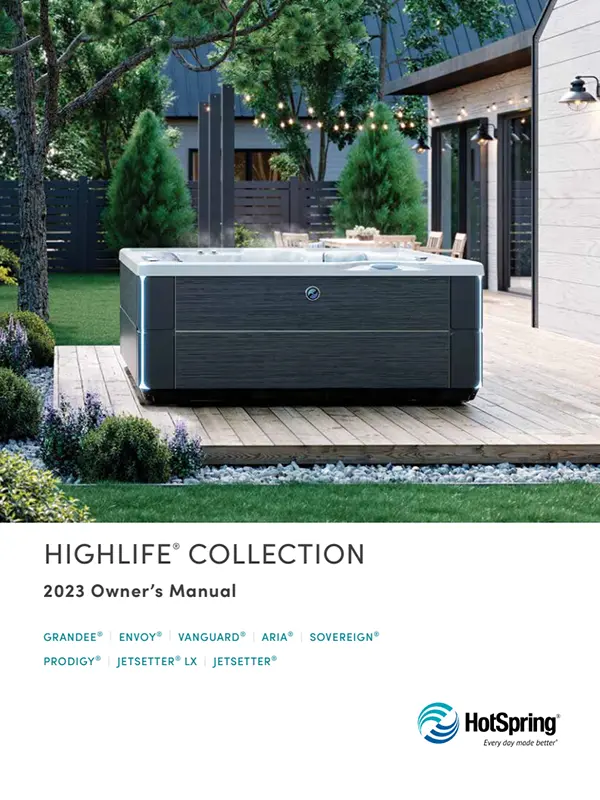 hot spring owners manual