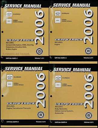 2006 chevy silverado 2500hd owners manual