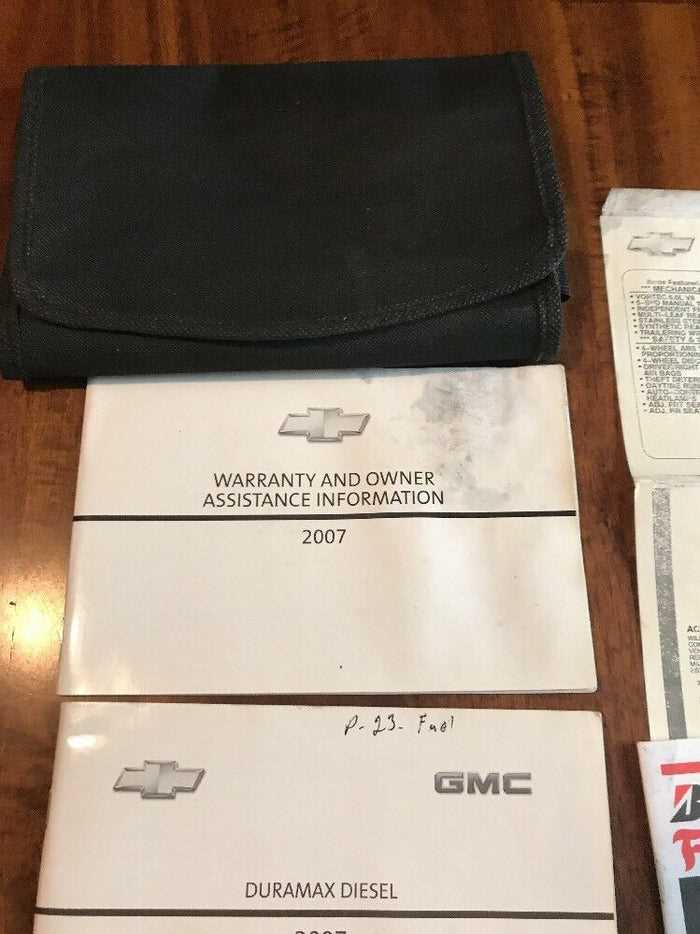 gmc owners manual case