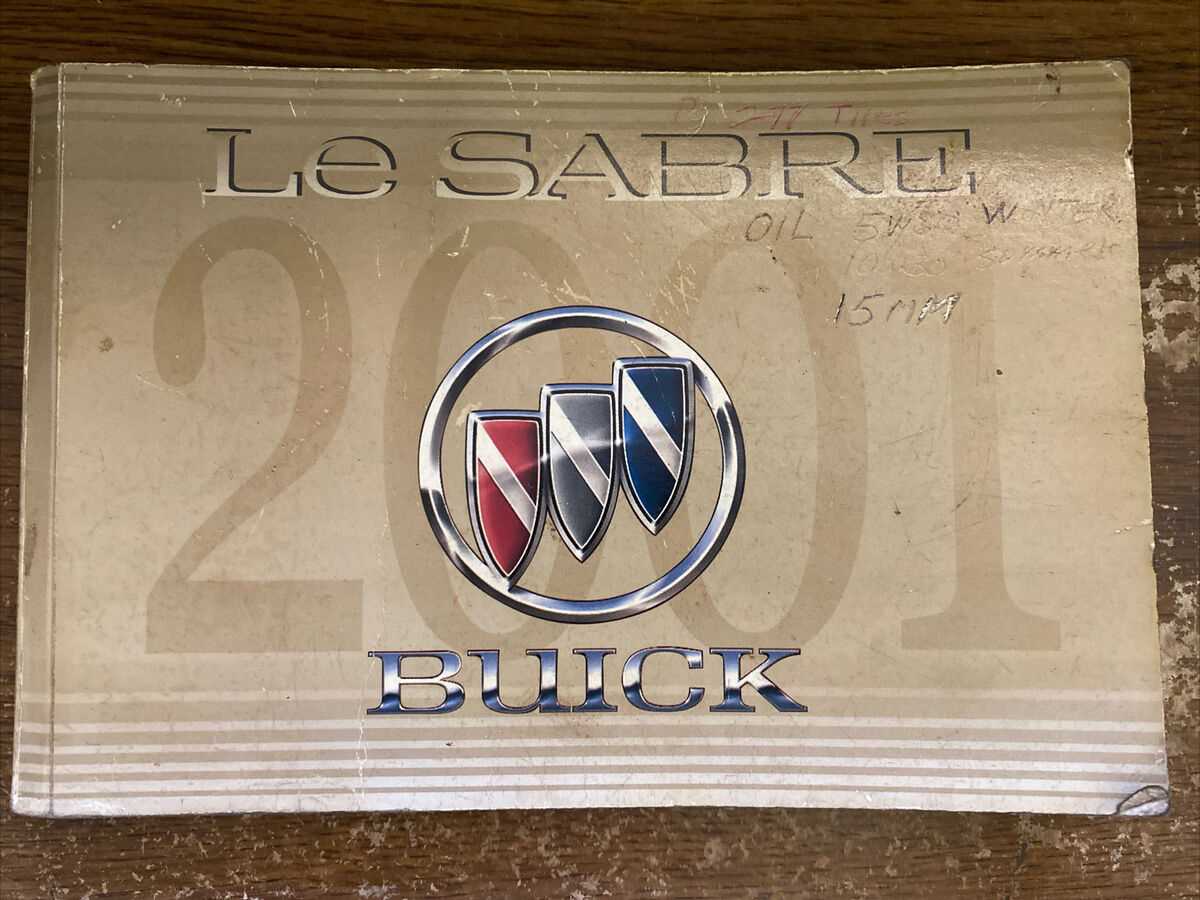 2001 buick lesabre owners manual