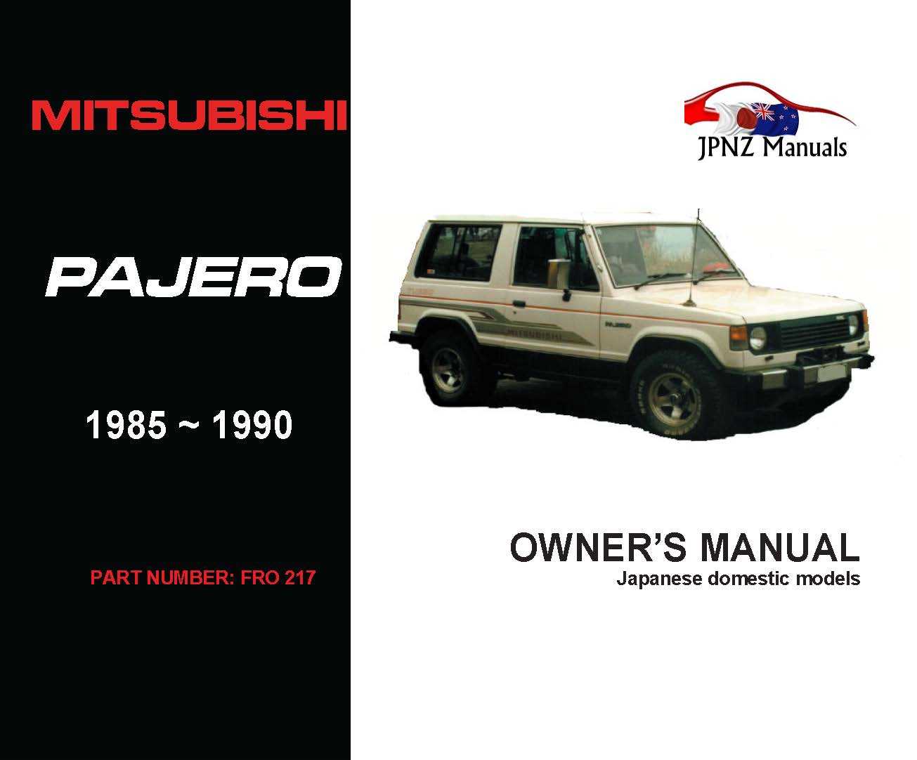 mitsubishi galant owners manual