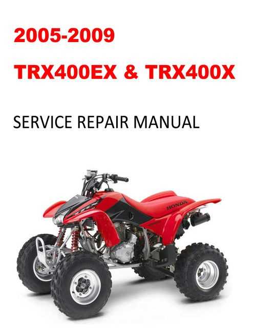 honda 400ex owners manual