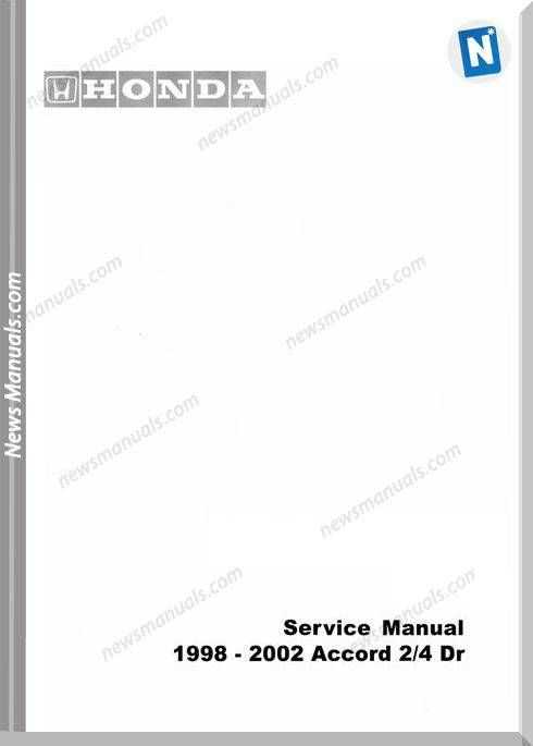 2002 honda accord v6 owners manual