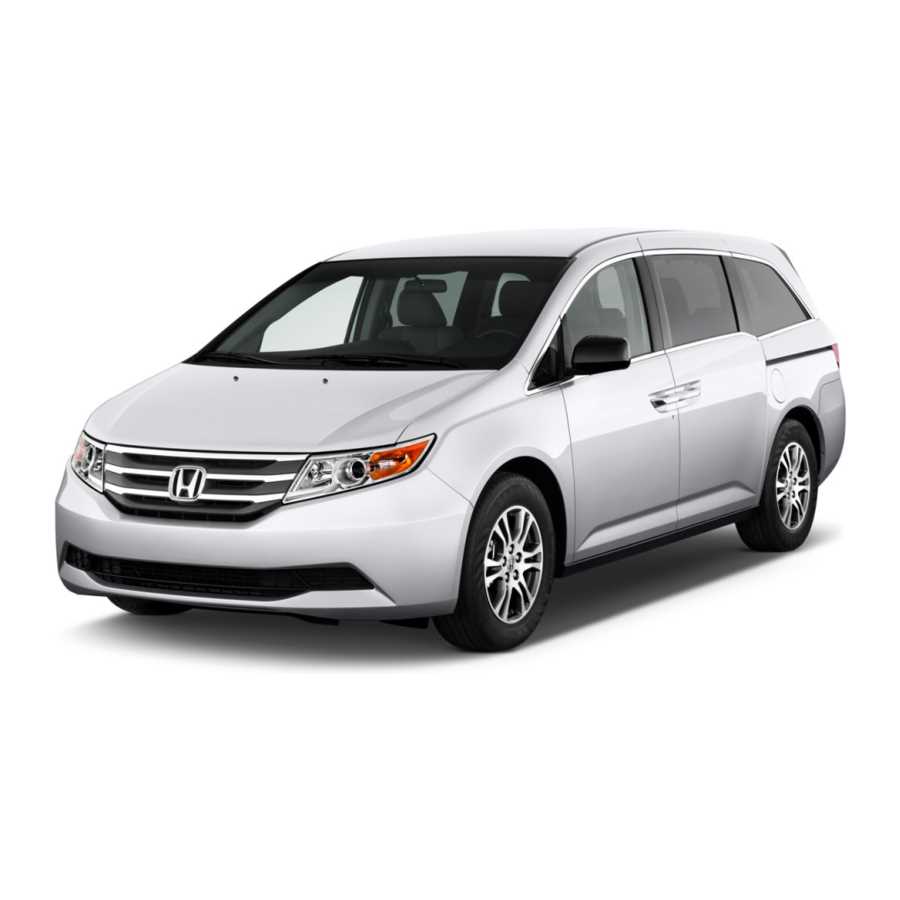 2003 honda odyssey owners manual