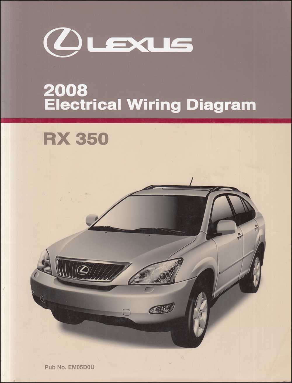 2008 lexus rx 350 owners manual