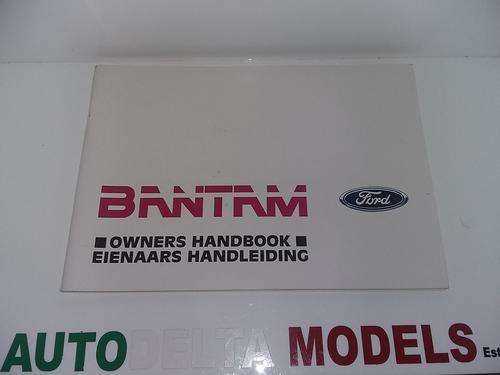 ford bantam owners manual